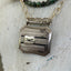 Buckles & Bits Necklace | 1920s Belt Buckle & Silverware Bits #5123