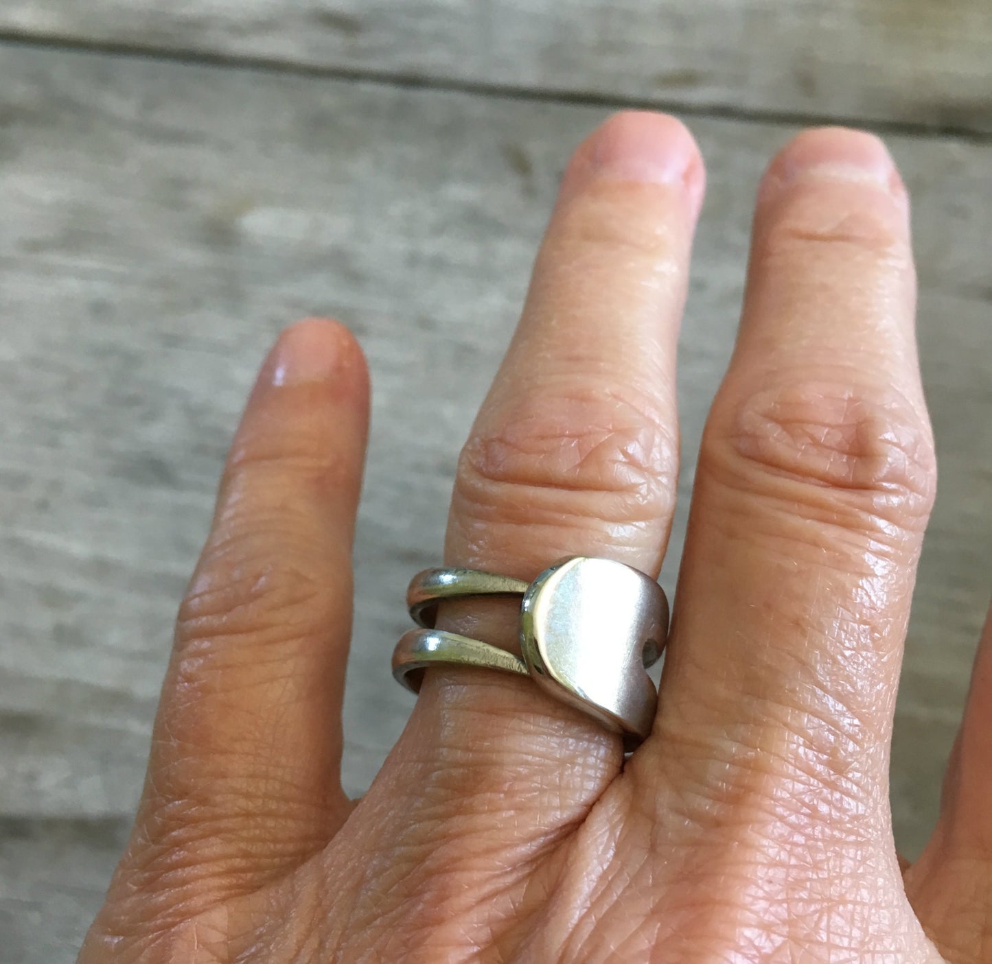 Fork Tine Ring - Double - #4065