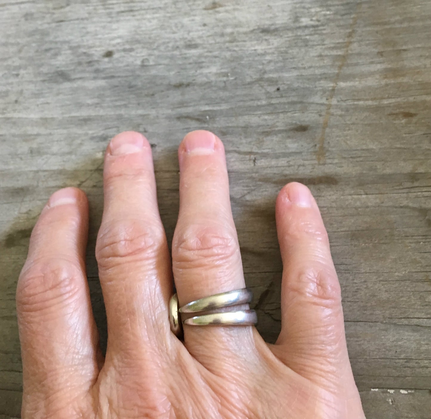 Fork Tine Ring from vintage silverplate silverware