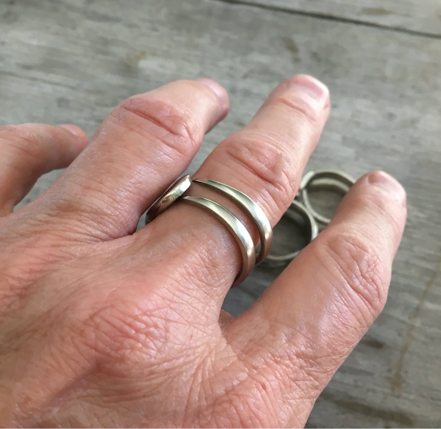 Fork Tine Ring - Double - #4064