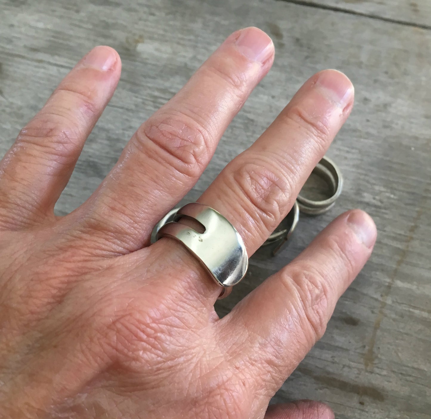 Fork Tine Ring - Double - #4064