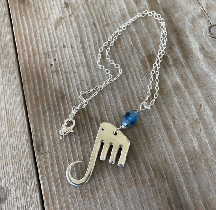 Fork Elephant Necklace - #5235