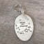 SALE - Stamped Spoon Keychain - ENJOY THE JOURNEY - #4527