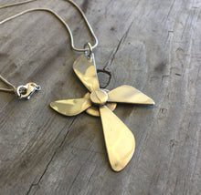 Stylized Cross Flower Necklace - #3749