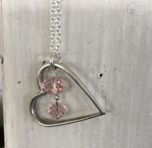 Upcycled Silverware Jewelry Fork Tine Heart Necklace