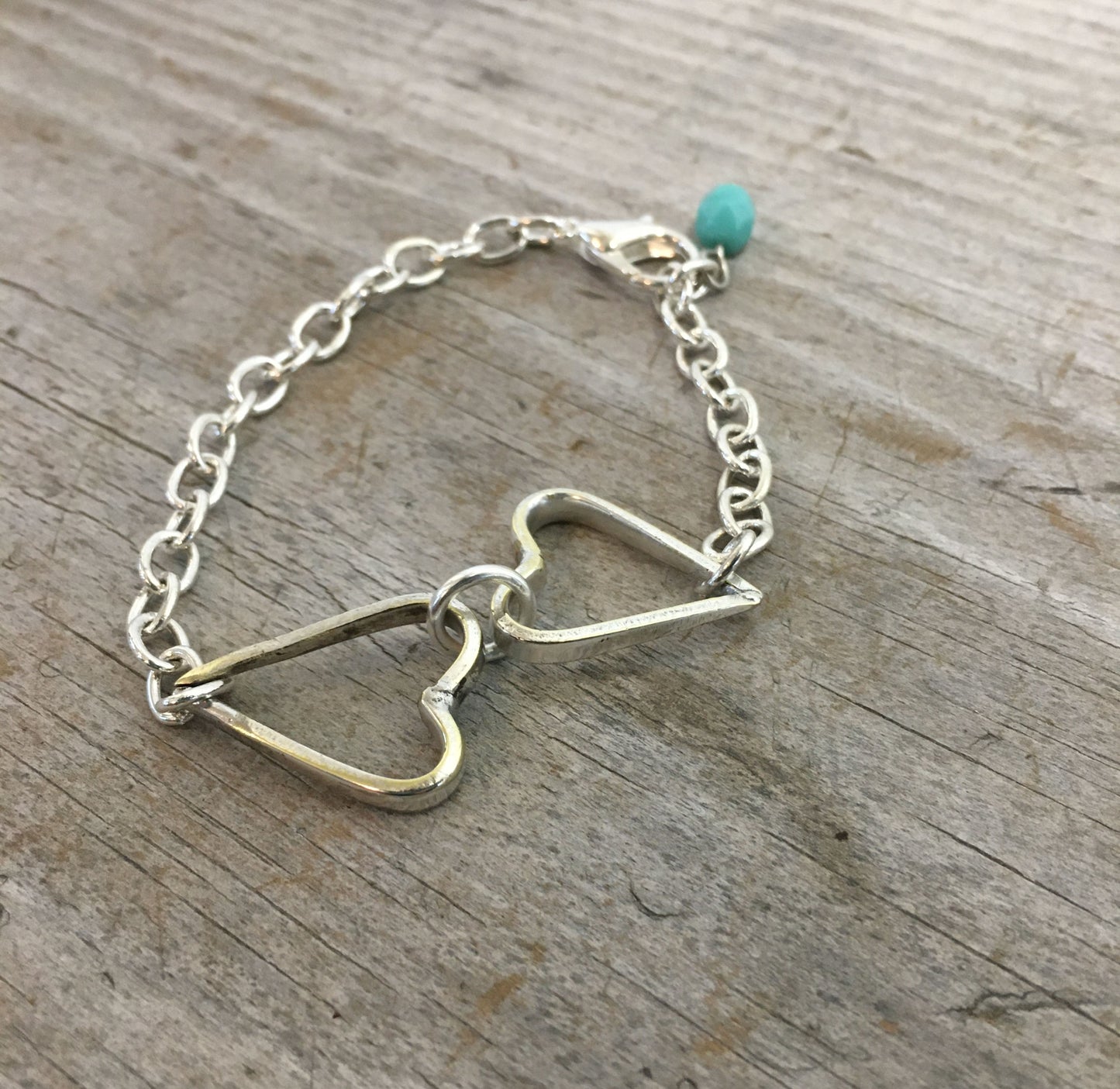 Fork Tine Heart Bracelet - Relationship Bracelet - #4560