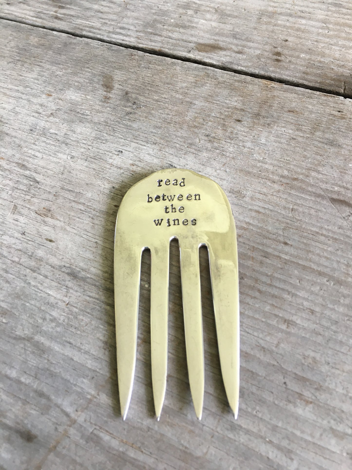 Fork Bookmark - READ BETWEEN THE WINES
