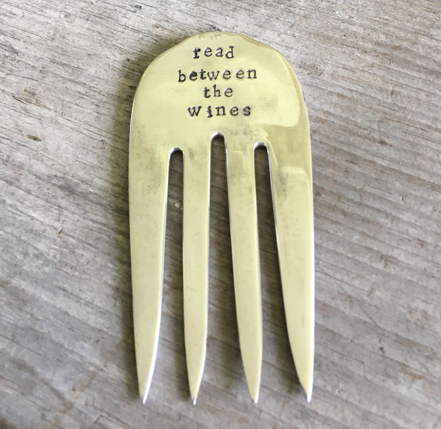 Fork Bookmark - READ BETWEEN THE WINES