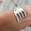 Exquisite detailed handle of Rogers Columbia fork Cuff Bracelet Elephant on One End