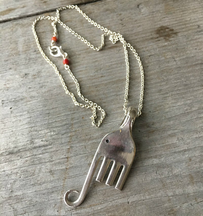 Fork Elephant Necklace - #4159