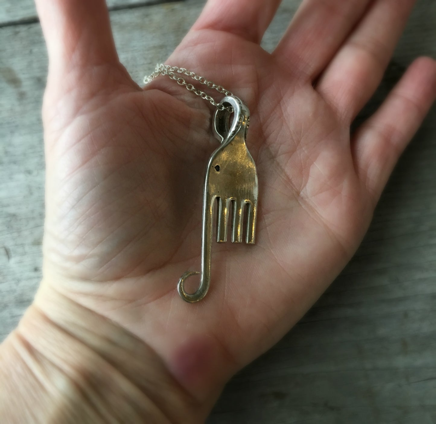 Fork Elephant Necklace - #4159