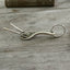 another view of Key chain upcycled from a fork into the shape of a hand give the peace sign hand gesture