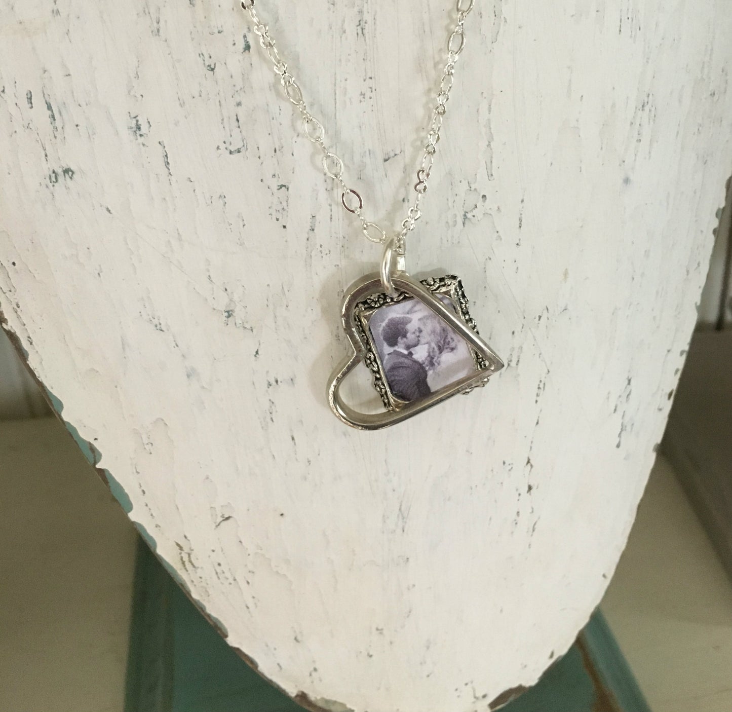 Fork Tine Heart Necklace - #4085