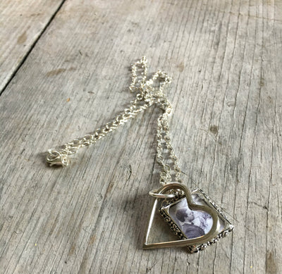Fork Tine Heart Necklace - #4085