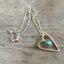 Fork Tine Heart Necklace - Upcycled Silverware Jewelry
