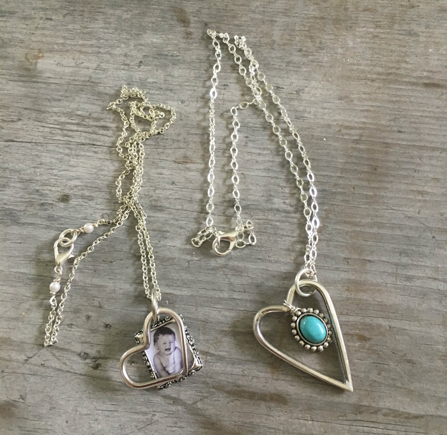 Fork Tine Heart Necklace - #4057