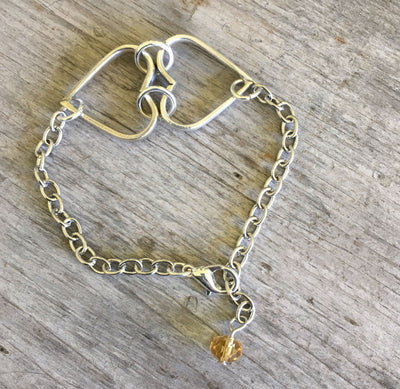 Fork Tine Heart Bracelet 