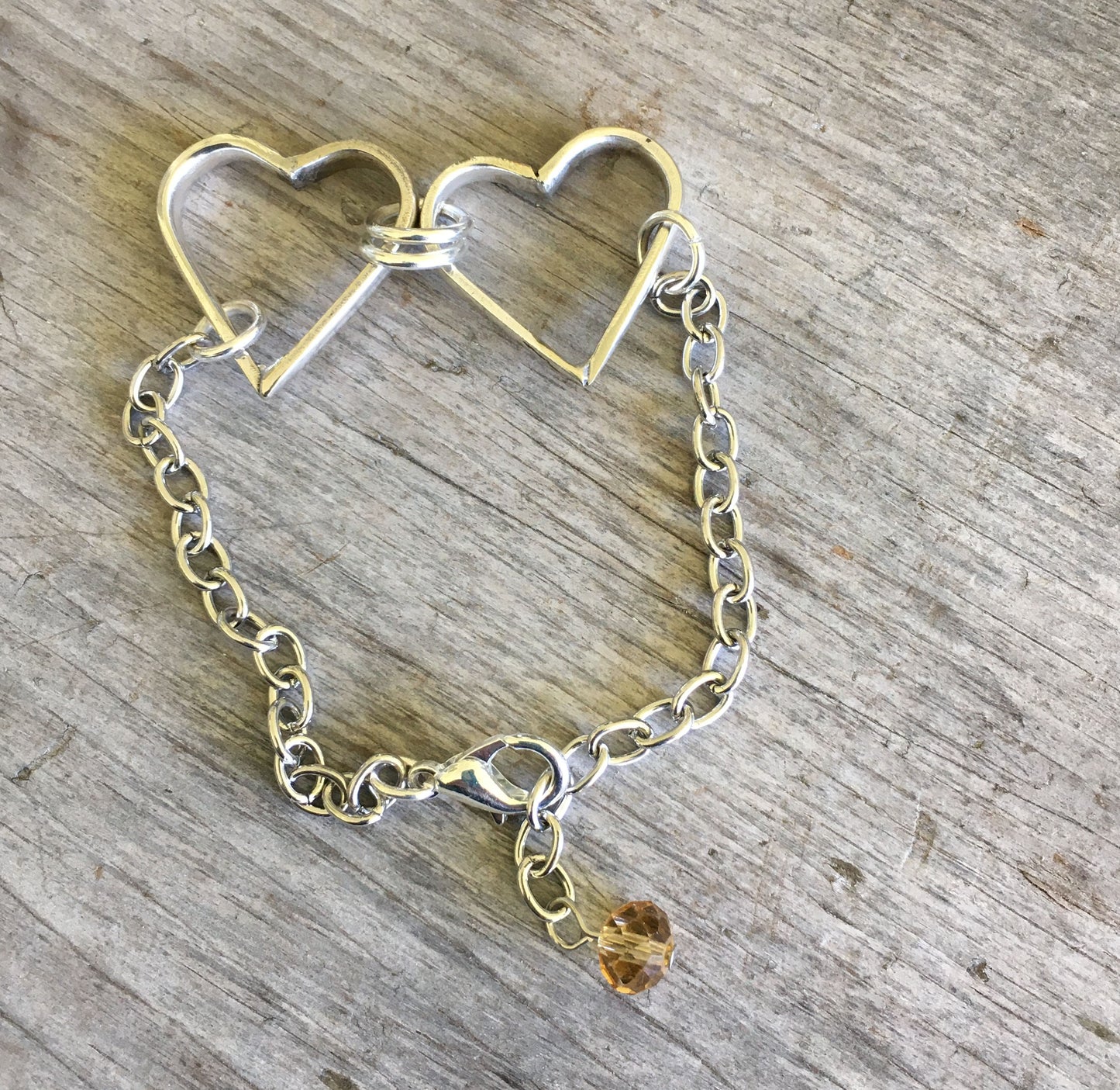 Fork Tine Heart Bracelet Relationship Bracelet