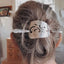 Cake Server Hair Barrette - BRIDAL WREATH - #5252