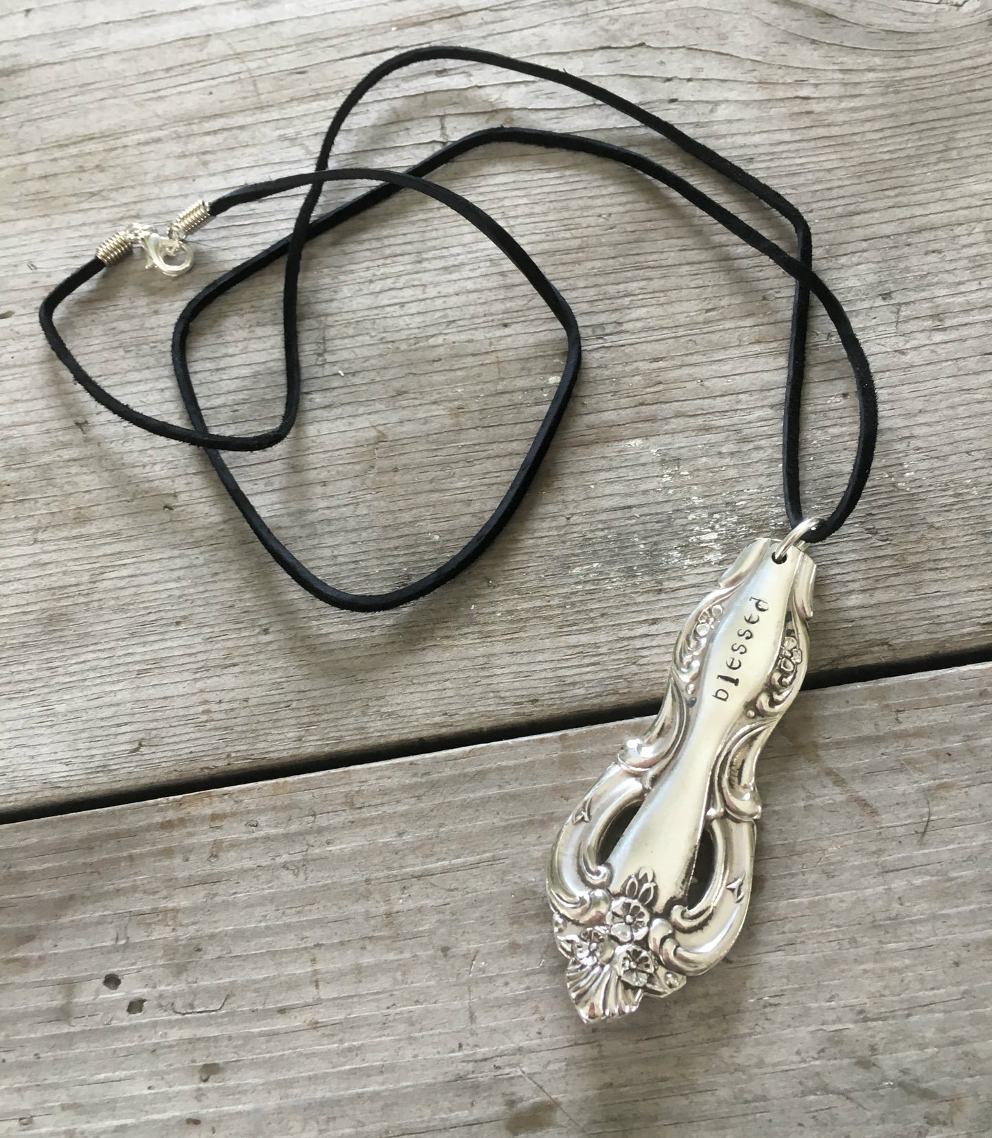 Spoon Handle Necklace – BLESSED - #4020