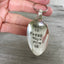 Spoon keychain hand stamped with HOME IS WHERE your mom is