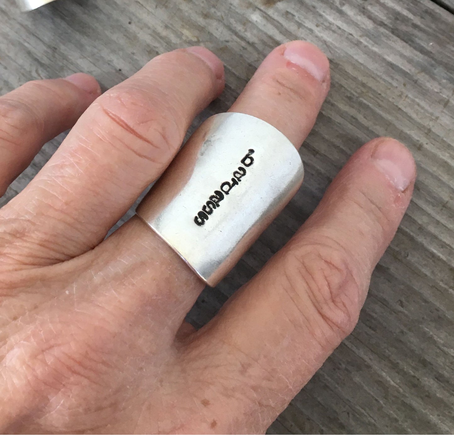 SALE Spoon Ring Cuff Ring - BADASS