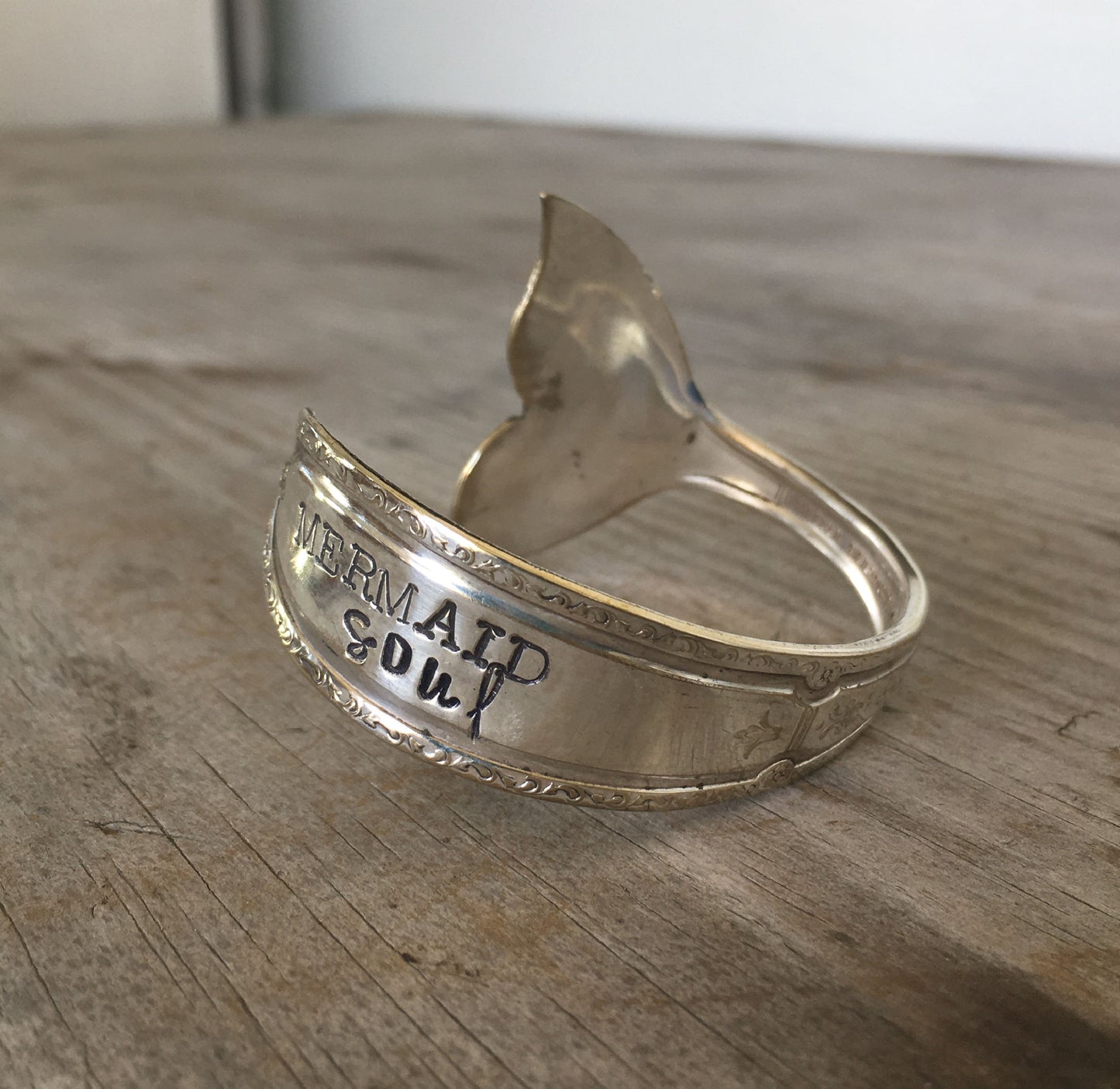 Mermaid Soul Spoon Cuff Bracelet