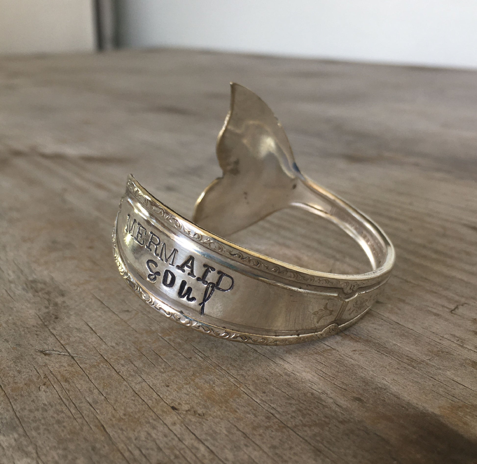 Mermaid Soul Spoon Cuff Bracelet