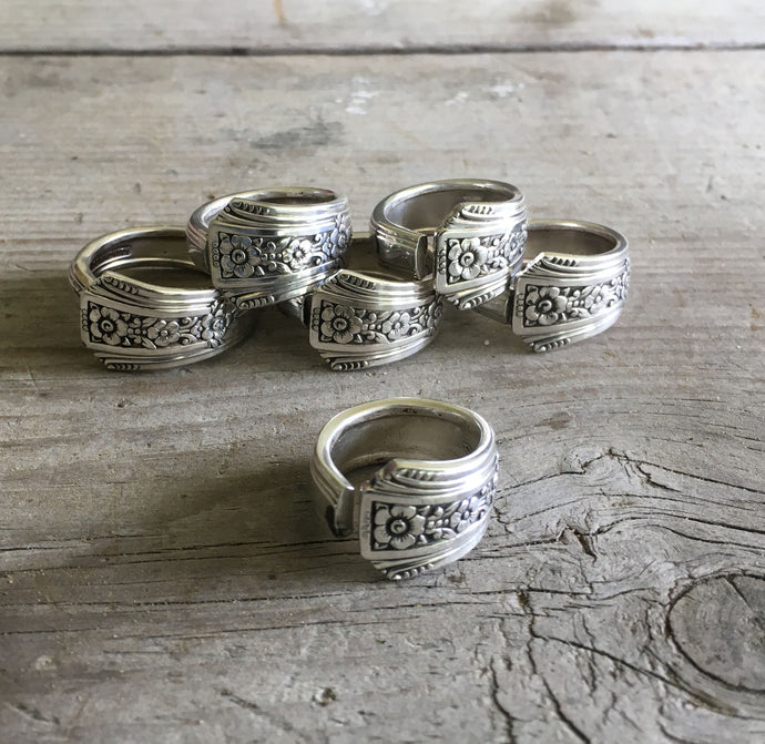 Group  of Spoon Rings Community Fortune
