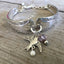 Close up Of Spoon Jewelry Upcycled Silverware Handle Link Bracelet