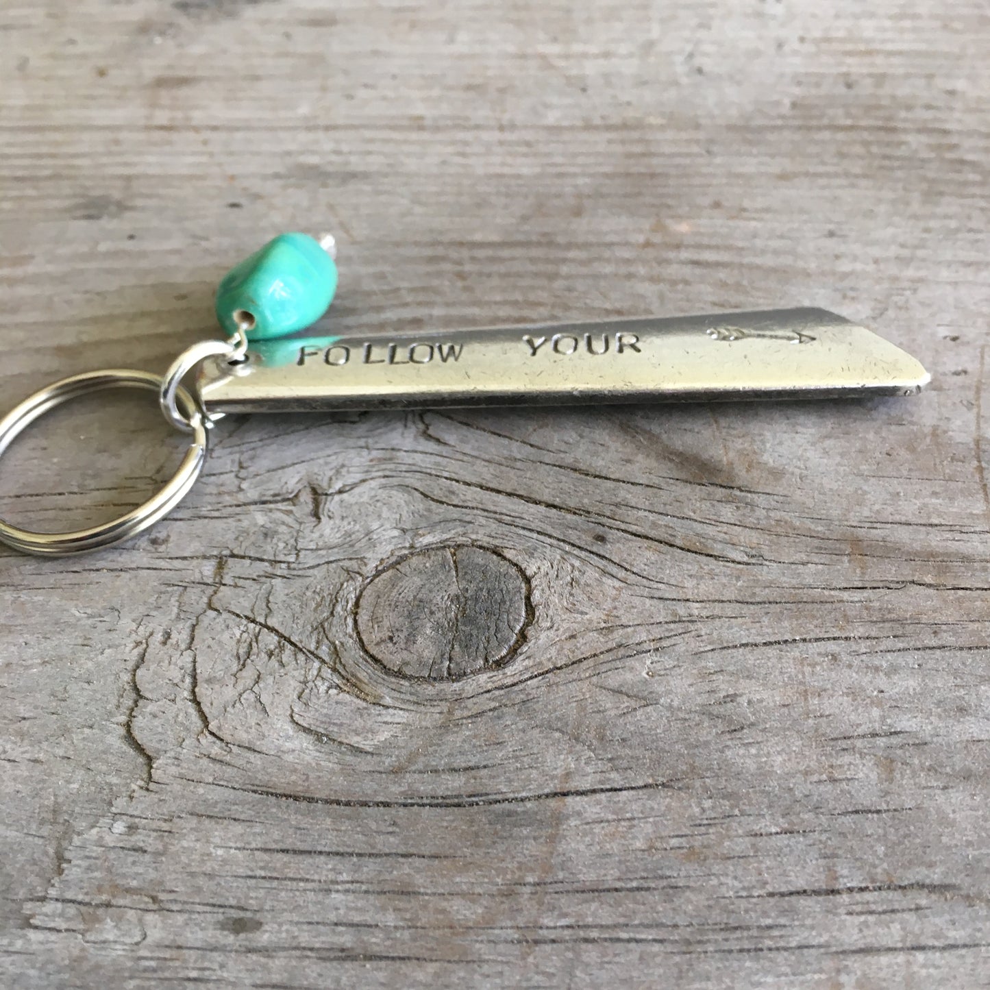 Spoon Keychain - FOLLOW  YOUR ARROW - #4386
