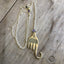 Handmade Elephant Necklace made from vintage fork