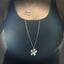 Spoon Bowl Flower Necklace Shown on Human