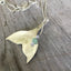 Spoon Mermaid Tail Whale Tale Necklace - #4413