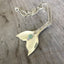 Spoon Mermaid Tail Whale Tale Necklace - #4413
