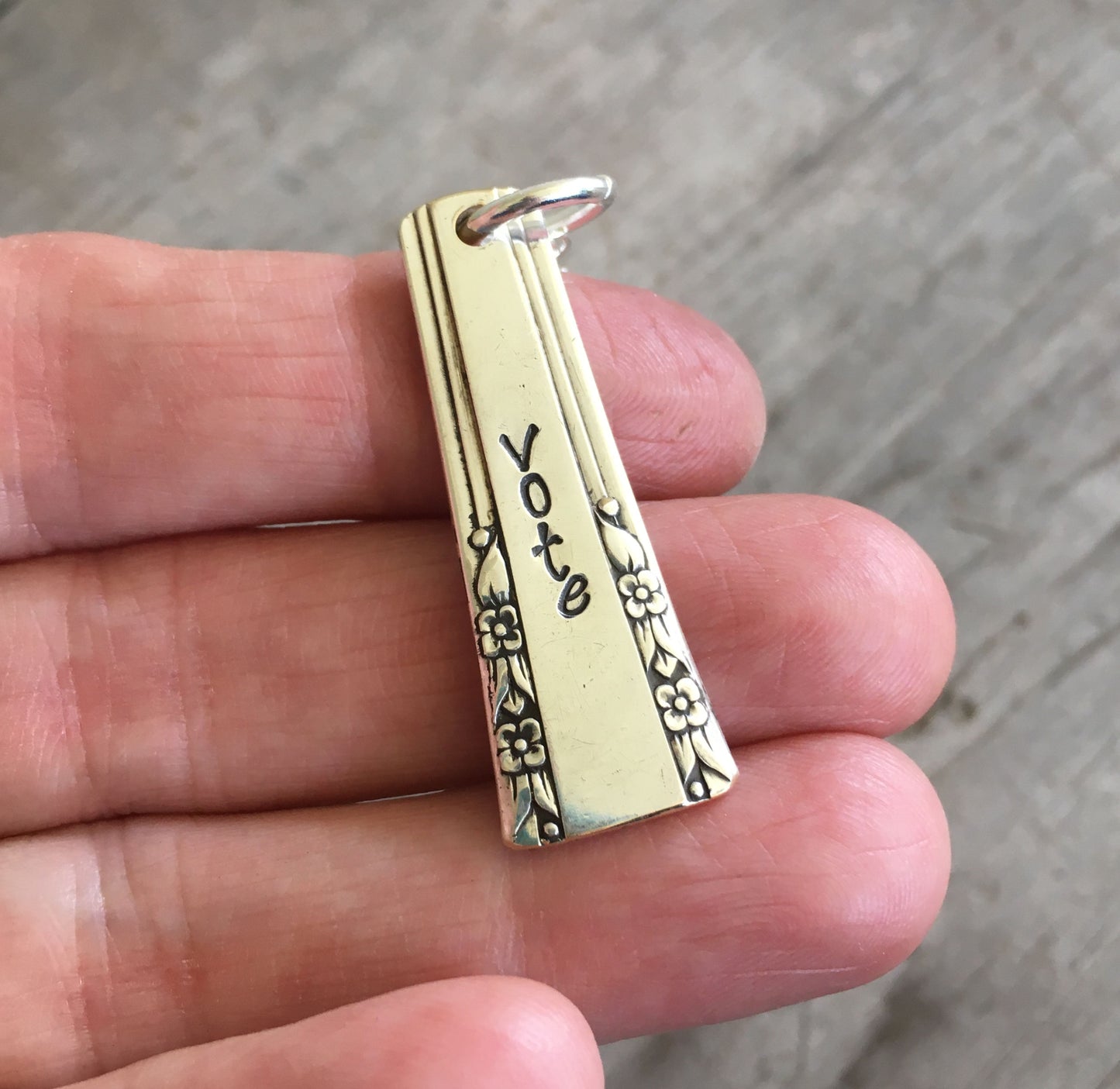 Bar Necklace - VOTE