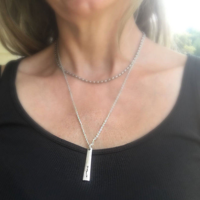 Bar Necklace - VOTE - #4442