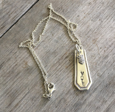 Bar Necklace - VOTE