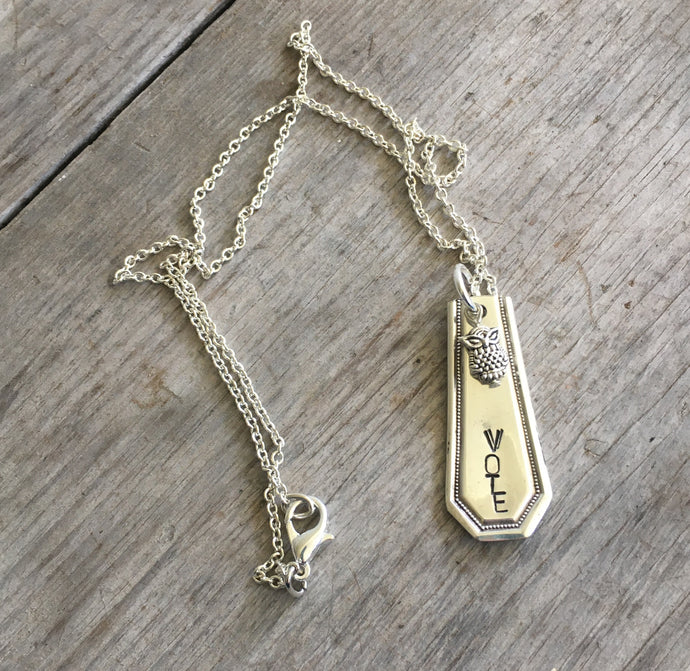 Bar Necklace - VOTE