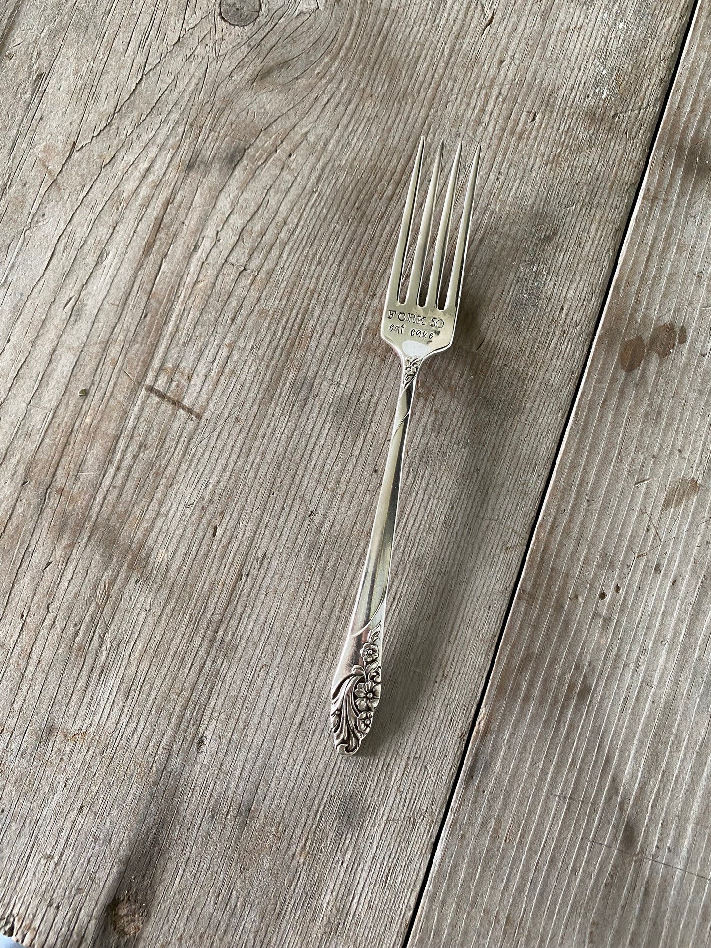 Cake Fork - FORK 50 - EAT CAKE - Birthday Fork