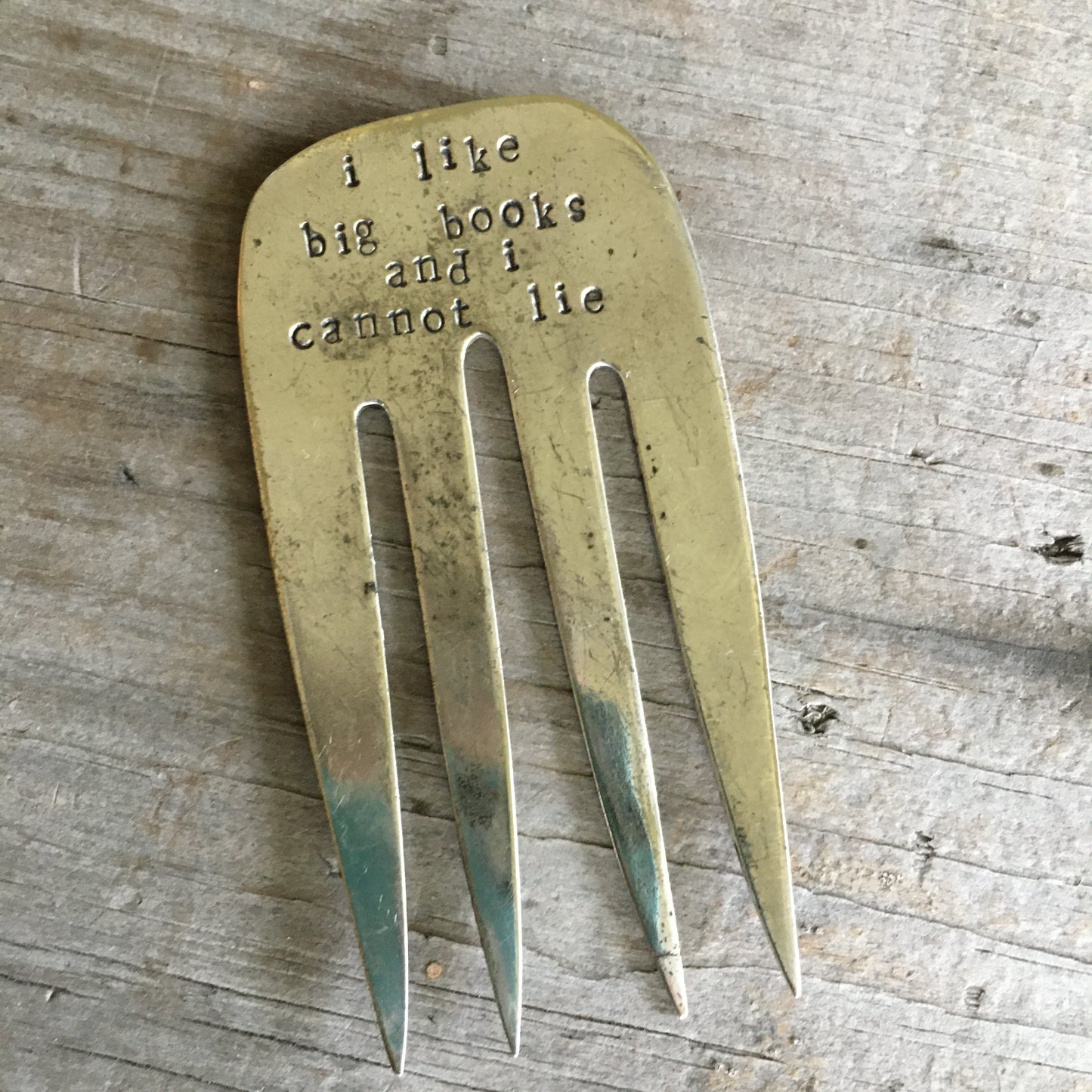 Fork Bookmark - I LIKE BIG BOOKS AND I CANNOT LIE