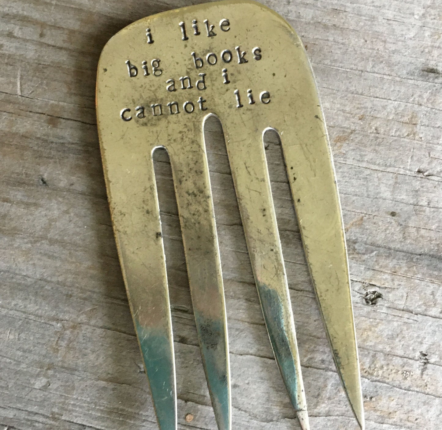 Fork Bookmark - I LIKE BIG BOOKS AND I CANNOT LIE