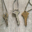 Stamped Key Necklace - FOLLOW YOUR ARROW - #3465