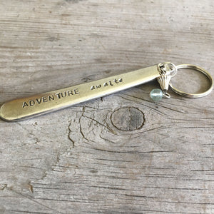 Spoon Key Chain - ADVENTURE AWAITS - #4376