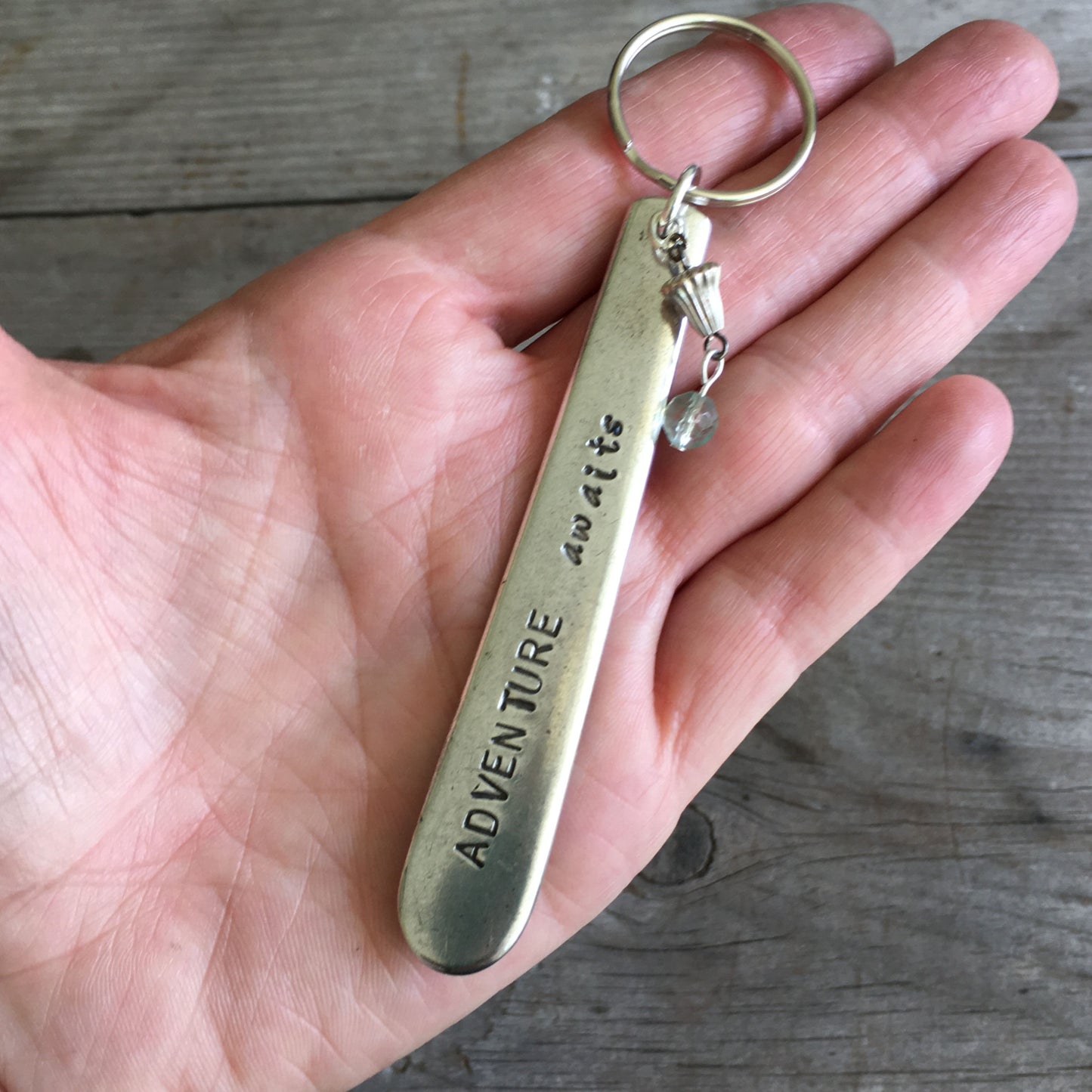 Spoon Key Chain - ADVENTURE AWAITS - #4376