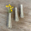 Magnetic knife vases crafted from upcycled vintage Del Mar silverware pattern 1939 hollow handle
