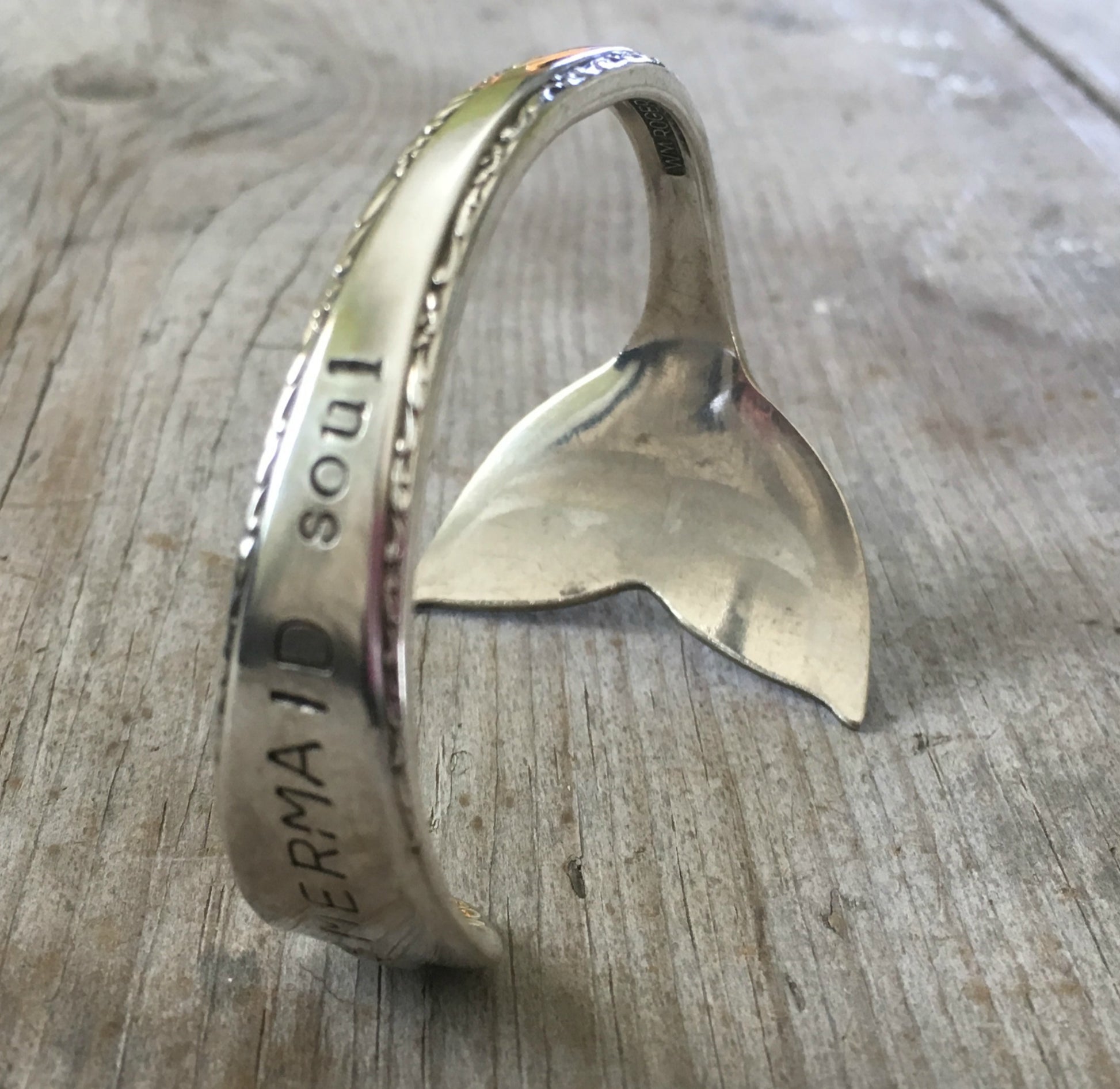 Mermaid Soul Upcycled Silverware Spoon Cuff Bracelet