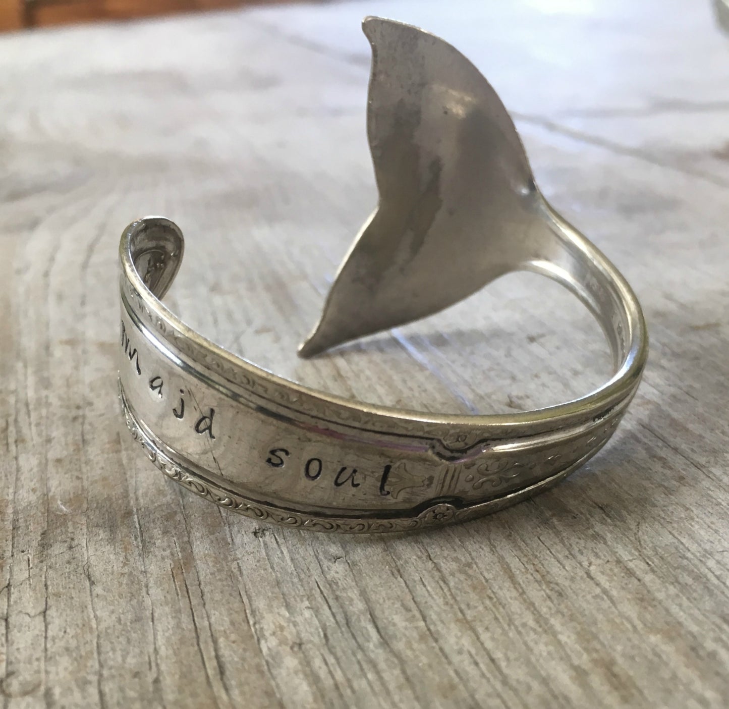 Spoon Cuff Bracelet - MERMAID SOUL - ISABELLA - #4122