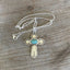 Handmade Cross Necklace Made from upcycled silverware handles 
