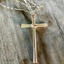Scrap Cross Necklace - #4131